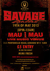 Savage Ballet Live at Mau Mau Bar