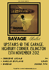 Savage Ballet, Marcus Explains & Eneek at The Garage 